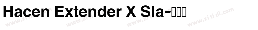 Hacen Extender X Sla字体转换 Hacen Extender X Sla字体转换